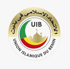 logo circulaire avec un croissant de lune, une mosquée stylisée et des textes en arabe et en français