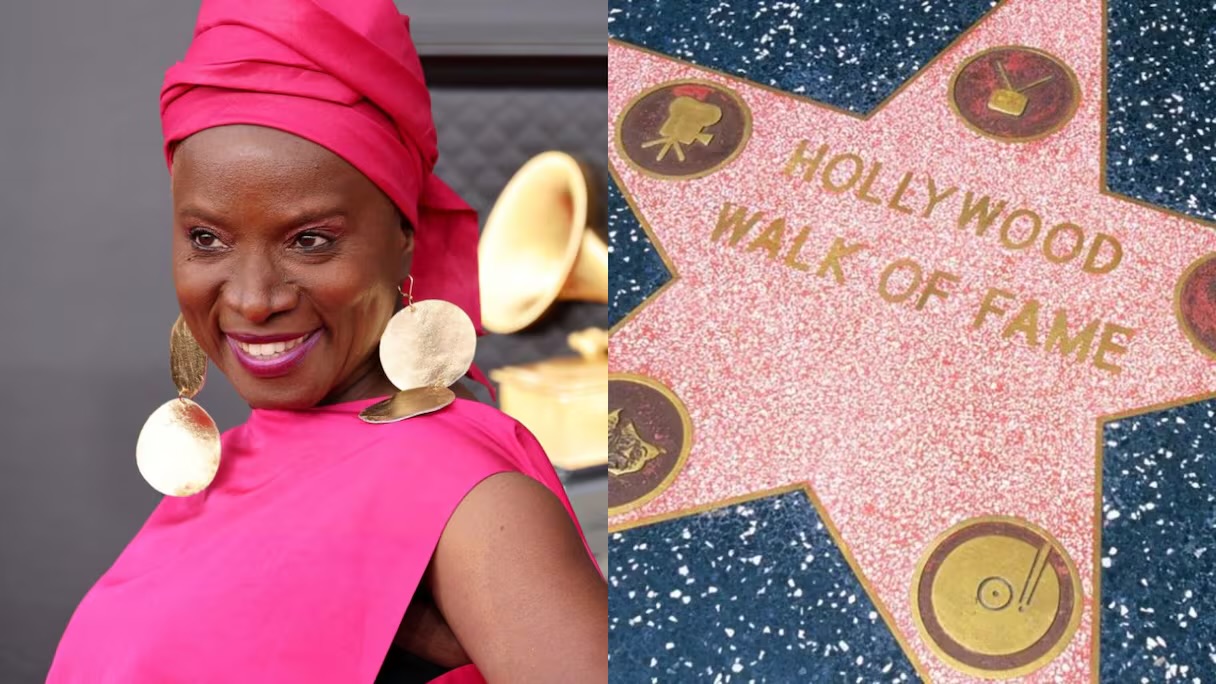 Images d’illustration de Angélique Kidjo et du Hollywood Walk of fame